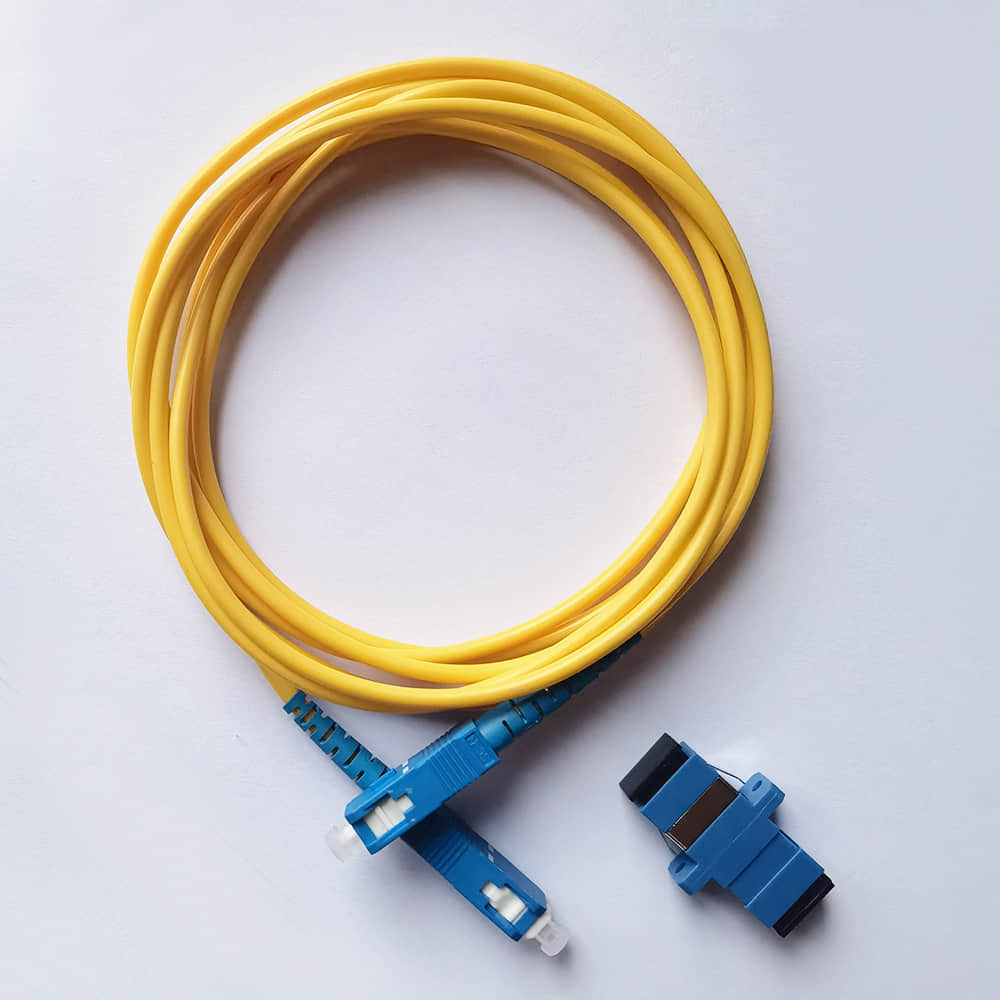 Fiber Optic Patch Cable SCUPC-SCUPC FTTH Fibra Optica  Single Mode Indoor Patch Cord Extension Cable